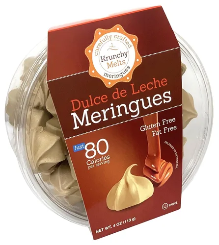 Vista 19 de Krunchy Melts Galletas originales de merengue Sabor S'mores Solo 90 calorías por porción Sin grasa, sin gluten, sin lácteos (4 onzas)