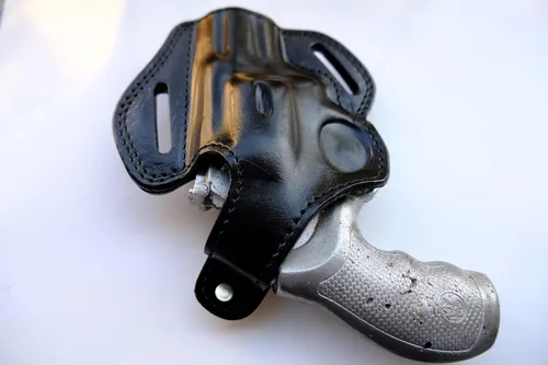 Vista 3 de Cinturón de cuero OWB Funda para SW 686 Plus Barrel 2.5 (R.H)