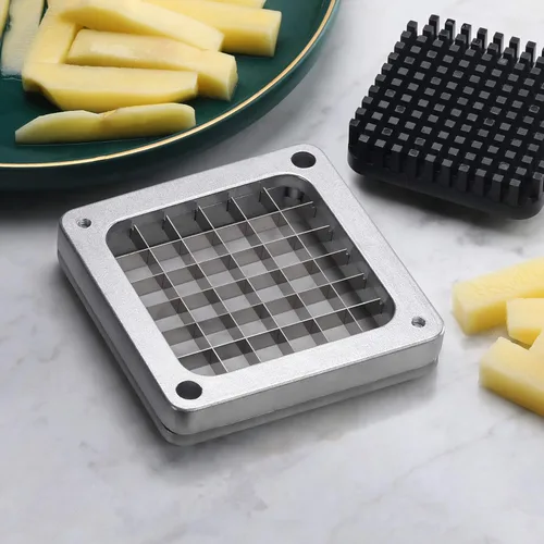 Vista 6 de New Star Foodservice 1028959 Cuchilla de repuesto para cortador de papas fritas 1028935 New Star Foodservice montado en la pared de 1/2 pulgada