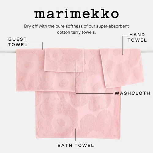 Vista 6 de rosado (Unikko Mini Towel - Pink)