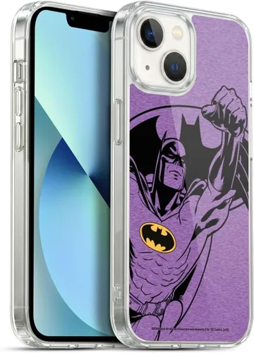 Vista 263 de Head Case Designs Funda de gel con licencia oficial de Batman DC Comics Bat Signal Logos [protección de grado militar] compatible con Apple iPhone 7