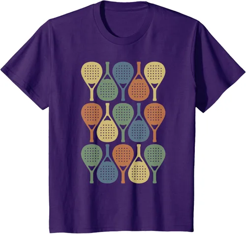Vista 29 de Vintage Retro Padel Camiseta de Padel Sports Lover