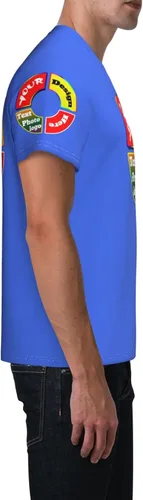 Vista 5 de Camiseta personalizada,Camisetas personalizadas,Camiseta unisex Imprime tu logotipo en la camisa,Personaliza tus propias camisetas Foto