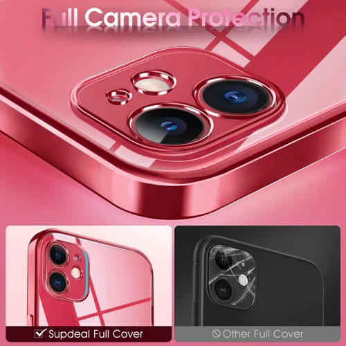 Vista 43 de Supdeal Funda cristalina transparente para iPhone 11, [No se amarillea] [Protección de la cámara] [Probado contra caídas de grado militar] Funda