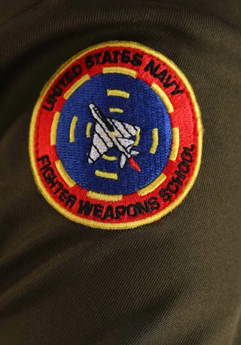 Vista 4 de Disfraz de Vestido Traje de Vuelo Top Gun para Mujer Talla Plus Multicolor