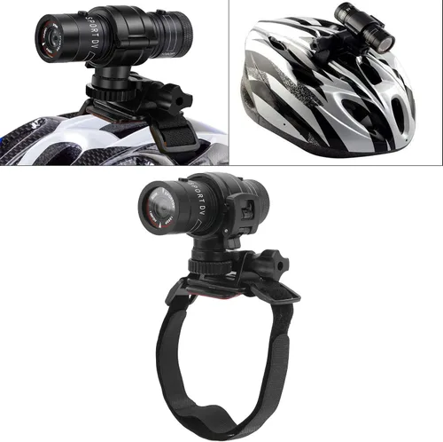 Vista 9 de Mini cámara deportiva Full HD 1080P – 120 cámara de acción gran angular, IPX-4 impermeable grabadora de video para bicicleta, casco de motocicleta