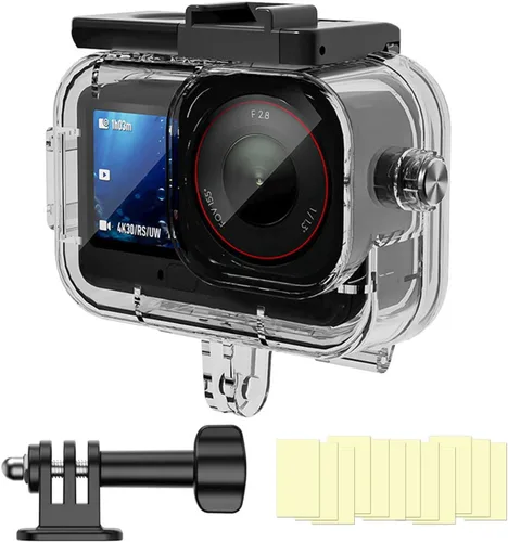 Vista 11 de BO&DQQ Carcasa Subacuática Impermeable Compatible con DJI Osmo Action 5 Pro/Action 4/Action 3, Funda de Cubierta de Buceo de 50 m/164 pies con Kit
