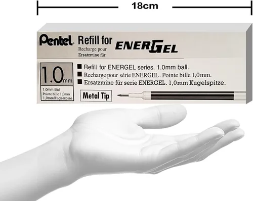 Vista 7 de Pentel - Tinta de repuesto para bolígrafo de gel líquido EnerGel Azul