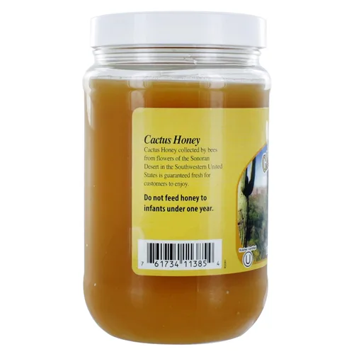 Vista 3 de HIBEE Cactus Honey_Kosher Certificado (1.3 libras)