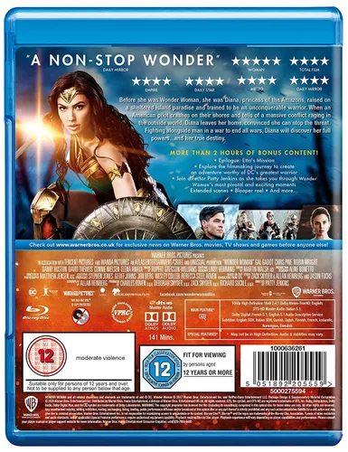 Vista 3 de Wonder Woman blu ray