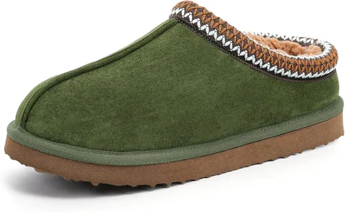 Vista 9 de Pantuflas para mujer, peludas, acogedoras, de tobillo corto, para interiores y exteriores, muletas peludas y cálidas, zapatillas de casa lindas