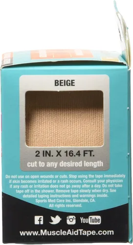 Vista 2 de Cinta de kinesiología (beige)