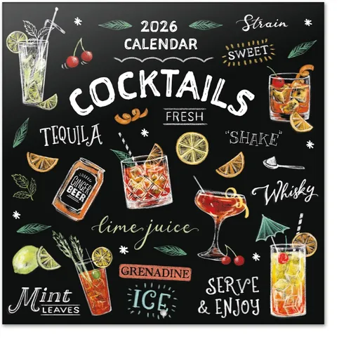 Vista 7 de Calendario de pared de arte 2026, 12 x 12 pulgadas, sin plástico y certificado FSC® – Comienza la semana el domingo Calendario de agenda familiar