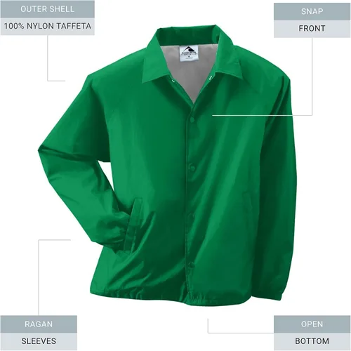 Vista 2 de Augusta Sportswear - Chaqueta de entrenador, de nailon con forro