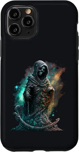 Vista 29 de Santa Muerte - Carcasa para iPhone 17, diseño de folklore mexicano