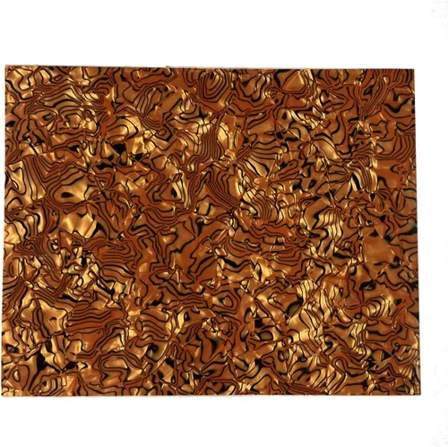 Vista 5 de Dopro 9.8x7.9 in Guitarra Acústica Autoadhesivo Scratch Plate Hoja Pickguard Material Hoja Hoja Abulón Perla