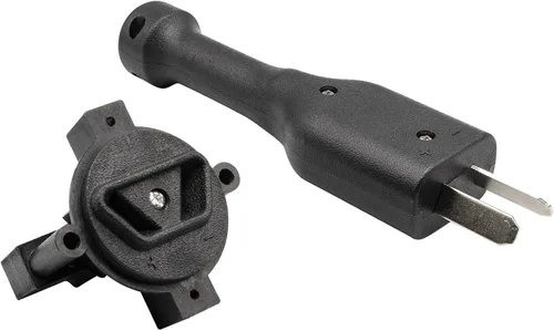Vista 7 de Crow Foot 2 Prong Charger Plug para Yamaha 36 Volt Golf Carts Powerwise Conector DC Plug, E-Way Receptáculo para piezas de carrito de golf