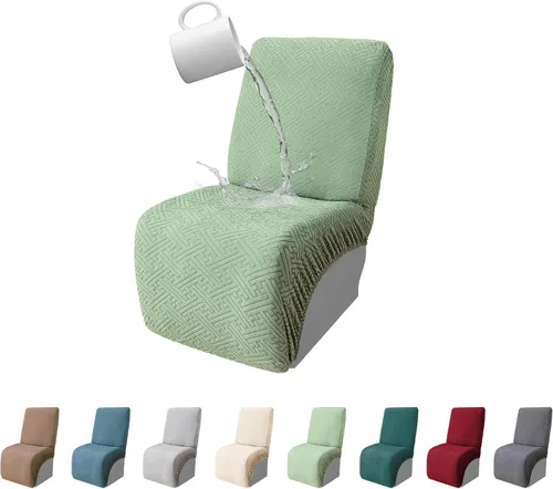 Vista 75 de Fundas de sofá reclinable seccional 100% impermeables para sofá reclinable en forma de L, funda de sofá modular de esquina en forma de L, fundas
