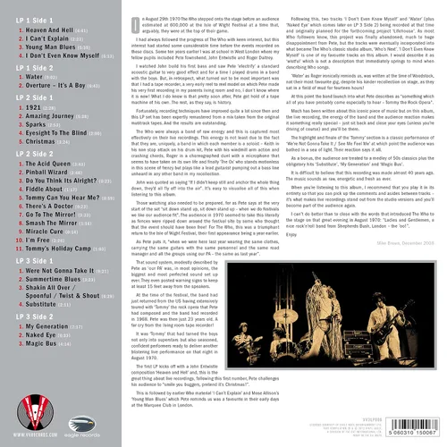 Vista 3 de Live at the Isle of Wight Festival 1970