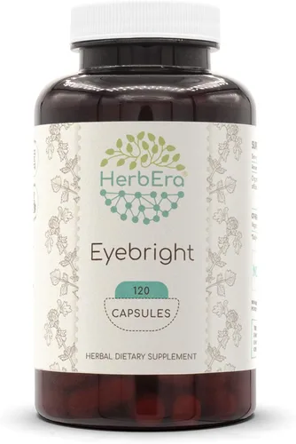 Vista 5 de Eyebright - 60 cápsulas, 400 mg, cultivado responsablemente fabricado con eufracia orgánica (Euphrasia spp.) Hierba seca (60 cápsulas)