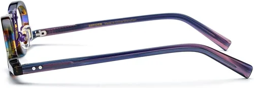 Vista 8 de HEPIDEM Acetate Glasses Frame Men,Round Optical Eyeglasses Women Vintage Retro Eyewear 9153