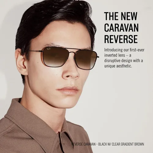 Vista 2 de Ray-Ban RBR0102S Caravan Reverse Sunglasses