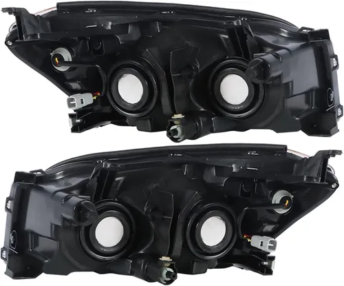 Vista 3 de Conjunto de faros halógenos para lado del conductor y del pasajero Reemplazo para RAV 4 2009 2010 2011 2012 Edición Limitada Versión de Japón