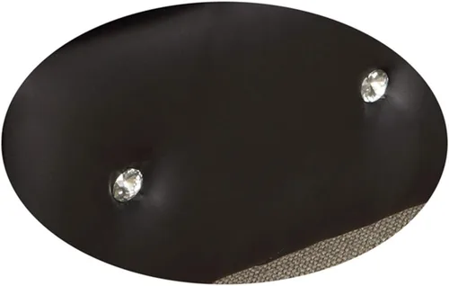 Vista 4 de Kings Brand Furniture - Banca de diseño, tapizado, con nudos, con espacio para almacenamiento, estilo Otomano., Tela, Negro
