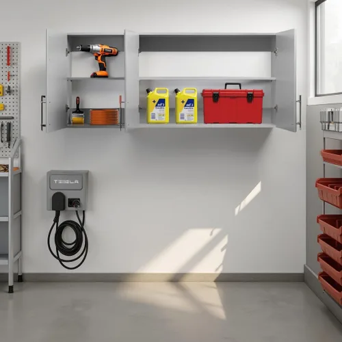 Vista 2 de Prepac Elite - Armario de pared de 54 pulgadas, armario de almacenamiento gris claro con 2 estantes ajustables, almacenamiento para despensa, cocina