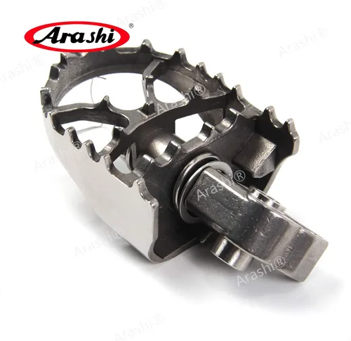 Vista 4 de Arashi Reposapiés delantero Pedal de conductor para BMW R1200GS 05-12 GSA / F650GS 2000-2007 para DAKAR / F650GS TWIN 2008-2012 / F700GS 12-17