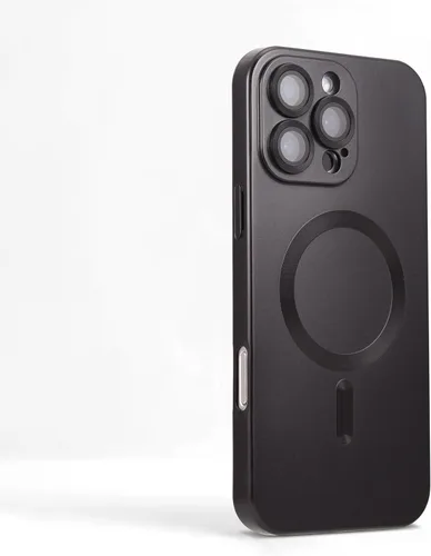 Vista 13 de Funda magnética para iPhone 11, suave y delgada, antihuellas, con protección de cámara, compatible con MagSafe, titanio desierto