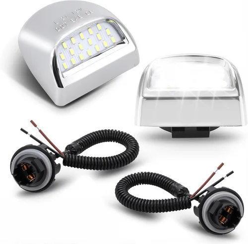 Vista 17 de D-Lumina Luces LED para matrícula, montaje de lámpara para Volkswagen VW Golf GTI MK4 MK5 MK6 MK7 CC Rabbit Polo EOS Phaeton Beetle Passat Scirocco