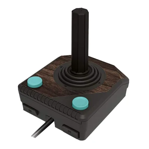 Vista 3 de Hyperkin Trooper II Premium Atari 2600 Style Wired USB Joystick Game Controller For PCMacRaspberry PiRetro PieLinux