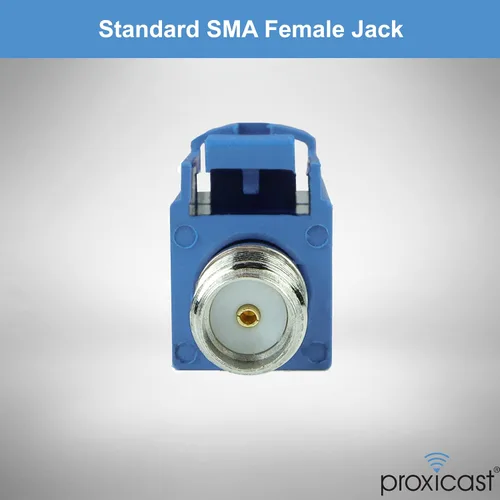 Vista 3 de Proxicast FAKRA - Adaptador de serie C a SMA hembra, color azul señal para GPS y navegación, cables coaxiales de antena SMA (ANT-106-C-SMA)