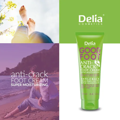 Vista 2 de Delia Good Foot - Suero antigrietas para pies, súper hidratante - 2.0 fl oz