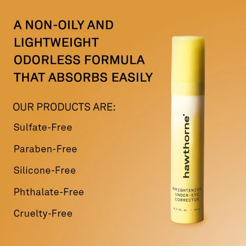 Vista 4 de Hawthorne Crema de ojos iluminadora para hombres para ojeras. Tratamiento debajo de los ojos para hombres. Reduce la hinchazón, las bolsas de ojos