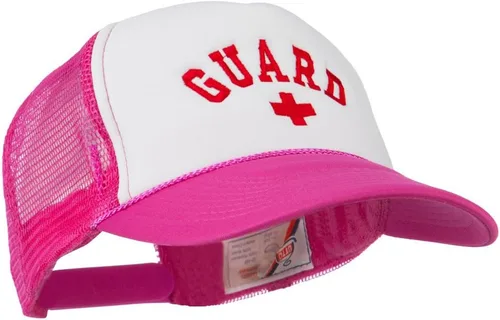 Vista 5 de Gorra de malla de espuma bordada con cruz Life Guard