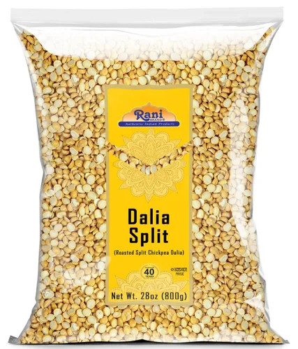 Vista 12 de Rani Daliya Split (Garbanzos partidos asados Dalia) 4lbs (64oz) ~ Todo natural Vegano Origen indio
