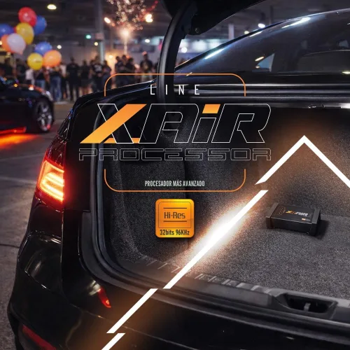 Vista 9 de Banda Audioparts Procesador de señal digital serie X AIR, 32 bits/96 khz, control Bluetooth y APP, ecualizador de 19 bandas, 2 entradas (X6 AIR)