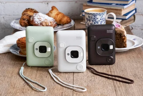 Vista 8 de Cámara instantánea Fujifilm INSTAX Mini LIPLAY Híbrida - Bronce Profundo