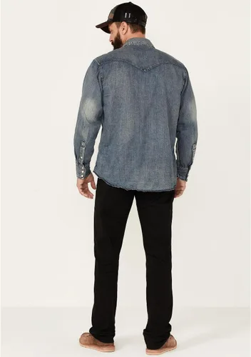 Vista 5 de Wrangler Jeans rectos retro ajustados para hombre