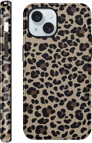Vista 109 de Funda de teléfono con estampado de guepardo para iPhone 7/8/SE 2020/2022 de 4.7 pulgadas, funda de lujo con diseño de leopardo marrón coqueta a