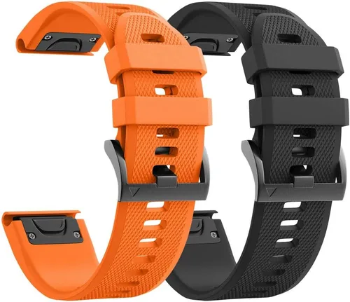 Vista 9 de ANCOOL Correa de reloj para Fenix 7X/Fenix 6X/Fenix 5X/Fenix 8 de 1.96 pulgadas, bandas de ajuste rápido de 1.024 in, compatibles con reloj Verde