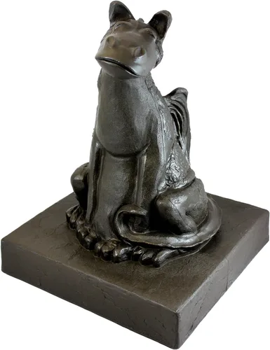 Vista 39 de Emsco Group 92246 Estatua de niño soñando despierto – Aspecto natural – Hecha de resina – Ligera – 40 cm de altura para jardín, BRONCE
