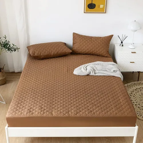 Vista 12 de jejeloiu Protector de colchón acolchado negro, 100% impermeable, transpirable, tamaño individual, protector de colchón de 14 pulgadas de profundidad