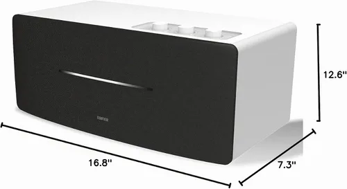 Vista 7 de Edifier Altavoces de computadora de escritorio integrados D12 con Bluetooth 5.0, altavoz estéreo inalámbrico de mesa de 70 vatios RMS con salida