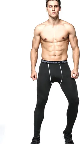 Vista 2 de 1Bests - Pantalones de compresión para hombre, diseño de camuflaje