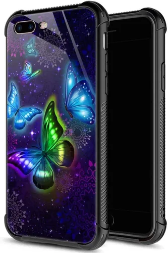 Vista 40 de ZHEGAILIAN Funda para iPhone 7/8 Plus, protección de grado militar, esquinas a prueba de golpes, funda antiarañazos para iPhone 7/8 Plus, girasol