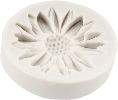 Vista 9 de Moldes de silicona de girasol, molde de fondant de flores de crisantemo para decoración de pasteles, decoración de cupcakes, caramelo de chocolate