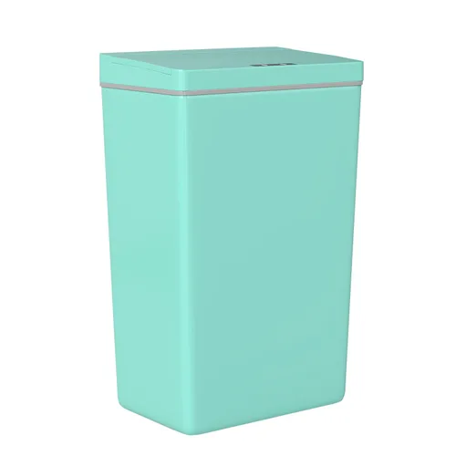 Vista 15 de PayLessHere Basurero de 13 galones / 50 L con tapa, cubo de basura de plástico para cocina, basurero automático sin tacto con sensor de movimiento